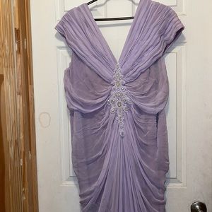 Tadashi lilac formal gown